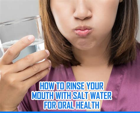 does salt water rinse help burning mouth syndrome